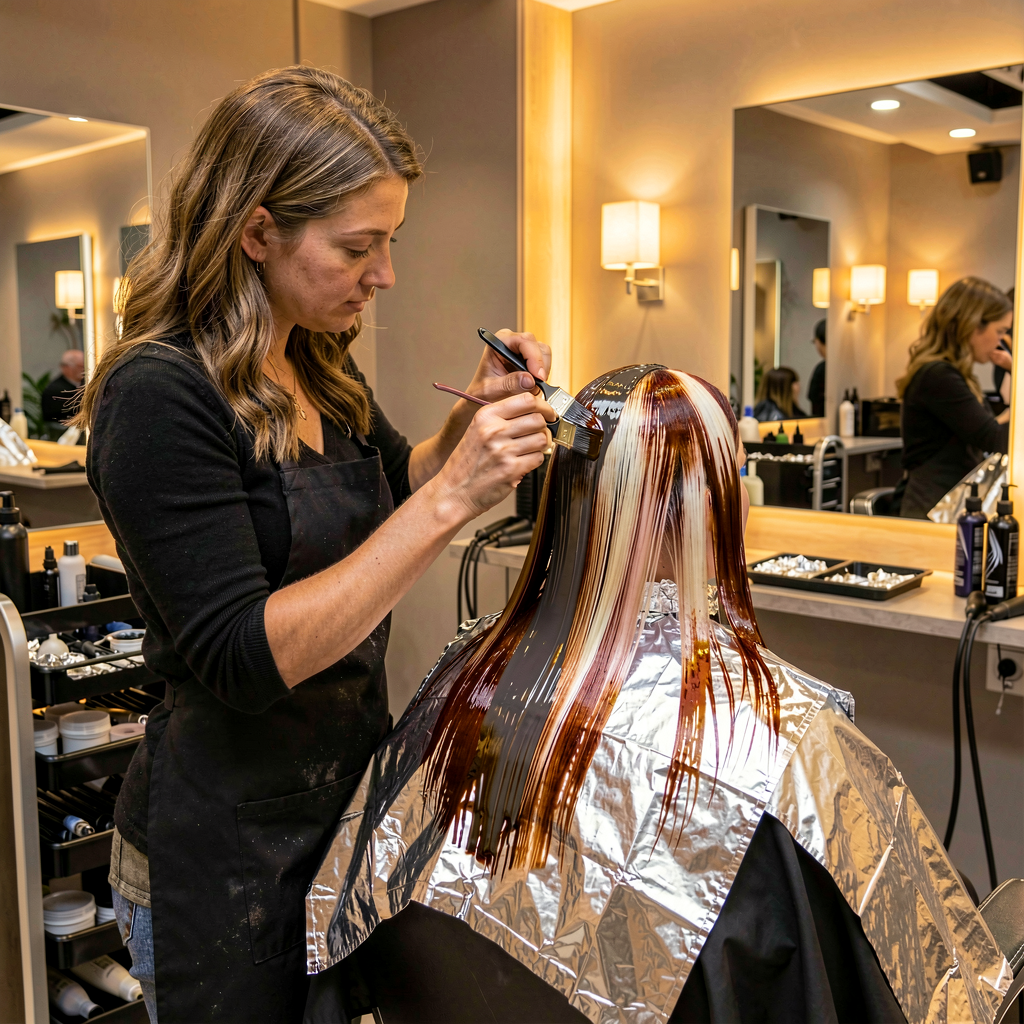Servizio colore capelli