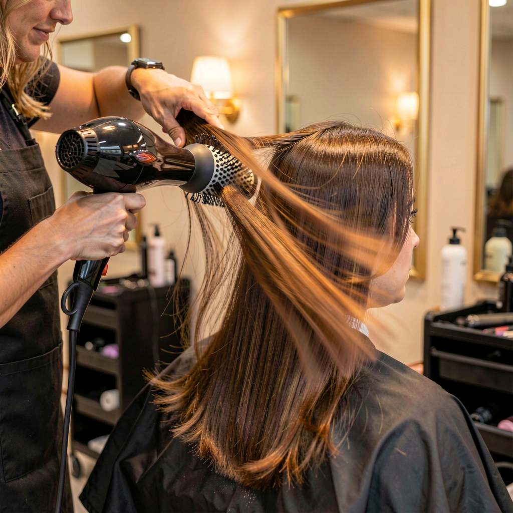 Servizio piega e styling